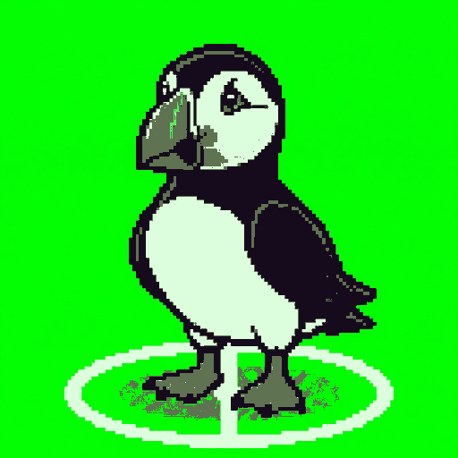Penalty Spot Puffin logo